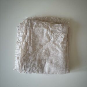 Soft Pink Textured Scarf